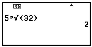CASIO GRAPH LIGHT - Puisances, racines de puissance et inverses - 5