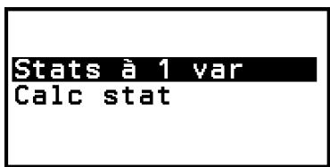 CASIO GRAPH LIGHT - Affichage des résultats de calcul statistique à une variable - 3