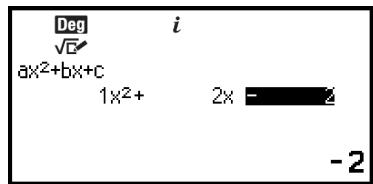 CASIO GRAPH LIGHT - Exemple d'opération Vérification - 1