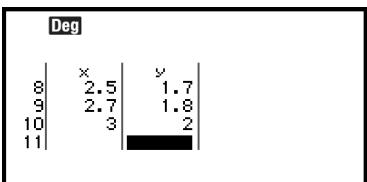 CASIO GRAPH LIGHT - Affichage des résultats de calcul statistique à deux variables - 2