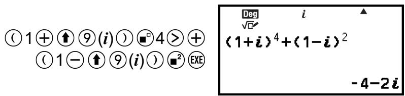 CASIO GRAPH LIGHT - Avant d'effectuer les opérations de l'exemple - 1