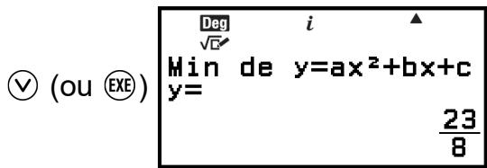 CASIO GRAPH LIGHT - Affichage de la solution des nombres complexes (Racine complexe) - 7