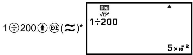 CASIO GRAPH LIGHT - Paramètre calcul > Arrondi - 2