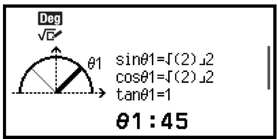 CASIO GRAPH LIGHT - Graphiques CercleTrigo et Demi-cercle - 2