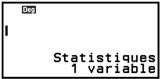 CASIO GRAPH LIGHT - Utilisation de l'écran de calcul statistique - 1