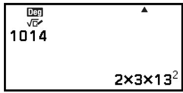 CASIO GRAPH LIGHT - Pour obtenir un résultat de calcul en valeur décimale lorsque Smaths/Rmaths ou Sligne/Rligne est selectionné - 2