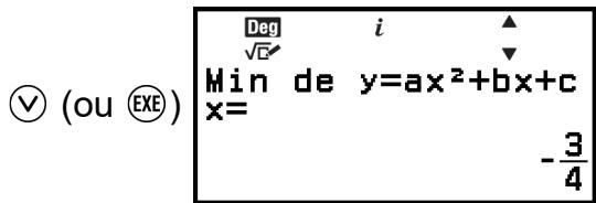 CASIO GRAPH LIGHT - Affichage de la solution des nombres complexes (Racine complexe) - 6