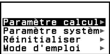 CASIO GRAPH LIGHT - Modification des réglages de la calculatrice - 1