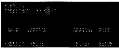 BANG & OLUFSEN BEOSYSTEM 6500 - Recherche des stations de radio - 2