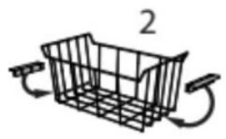 MAYTAG MZC5216LW - Position des tringles du panier - 2