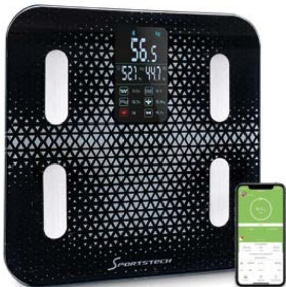 Sportstech sWalk - BBS3OO Pèse-personne de salle de bains - 3