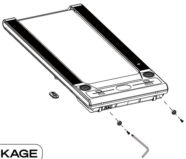 Sportstech sWalk - EN OPTION: FIXER LES COUSSINETS POUR LE STOCKAGE - 1