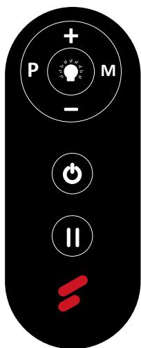 Sportstech sWalk Lite - Boutons de fonction sur la télécommande - 1