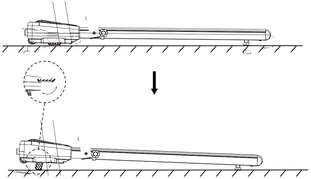 Sportstech sWalk Lite Plus - INSTRUCTIONS POUR L'INCLINAISON - 1