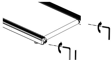 Sportstech sWalk Lite Plus - Centerer le tapis - 3