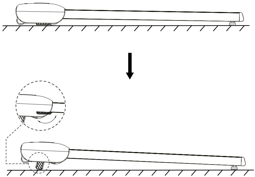 Sportstech WalkMate - INSTRUCTIONS POUR L'INCLINAISON - 1