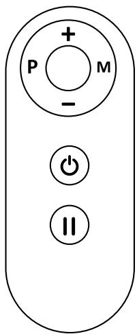 Sportstech WalkMate - BOUTONS DE FONCTION SUR LA TÉLÉCOMMANDE - 1