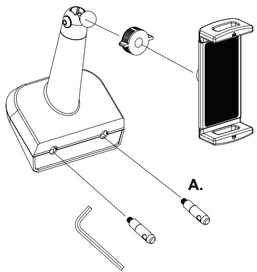 Sportstech sTread Fold Pro - MONTAGE / INSTALLATION DU SUPPORT D'APPAREIL MOBILE - 1