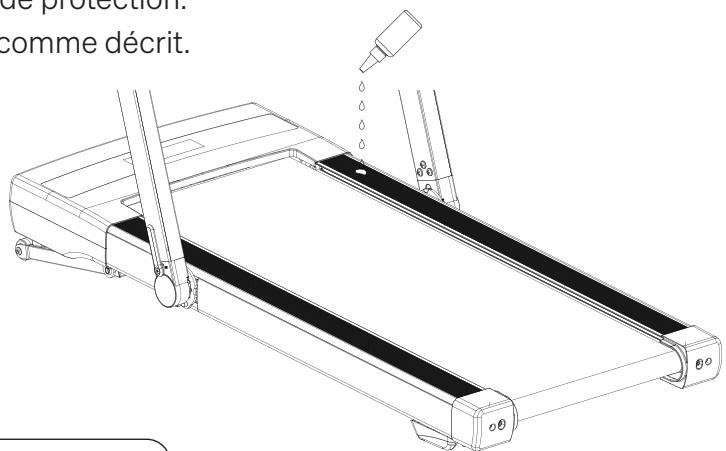 Sportstech sTread Fold Pro - Rajouter d'huile de silicone - 1