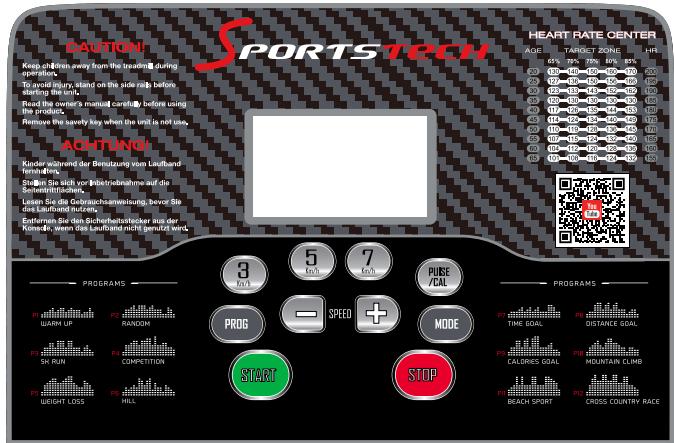 Sportstech F10 - FONCTIONNEMENT DE L'ORDINATEUR - 1