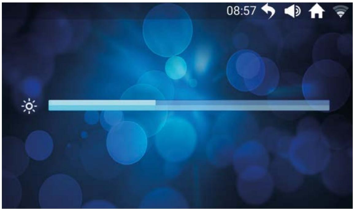 Sportstech F75 - Ajustement de la luminosité: - 1