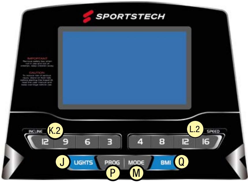 Sportstech F31s - PANNEAU DE COMMANDE AVEC TOUCHES - 1