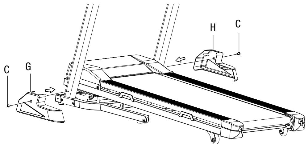 Sportstech F31s - FIXATION DES COUVERCLES INFÉRIEURS - 1