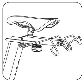 Sportstech sBike - Régler la position horizontale de la selle - 1