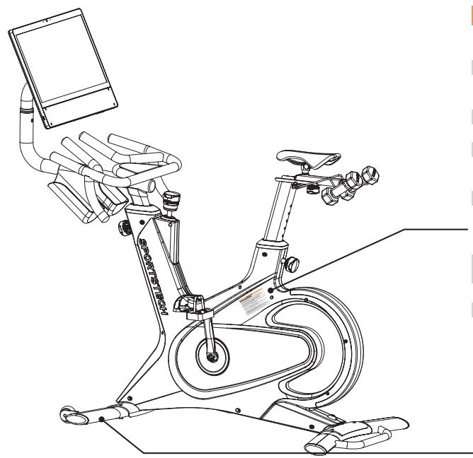 Sportstech sBike - UTILISATION DE L'ALIMENTATION ÉLECTRIQUE - 1