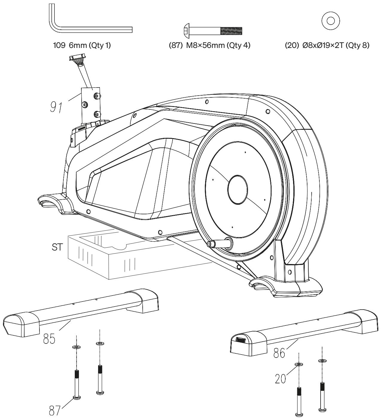 Sportstech CX700 - Instructions de montage - 2
