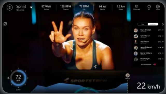 Sportstech CX700 - L'application Sportstech LIVE vous offre entre autres: - 2