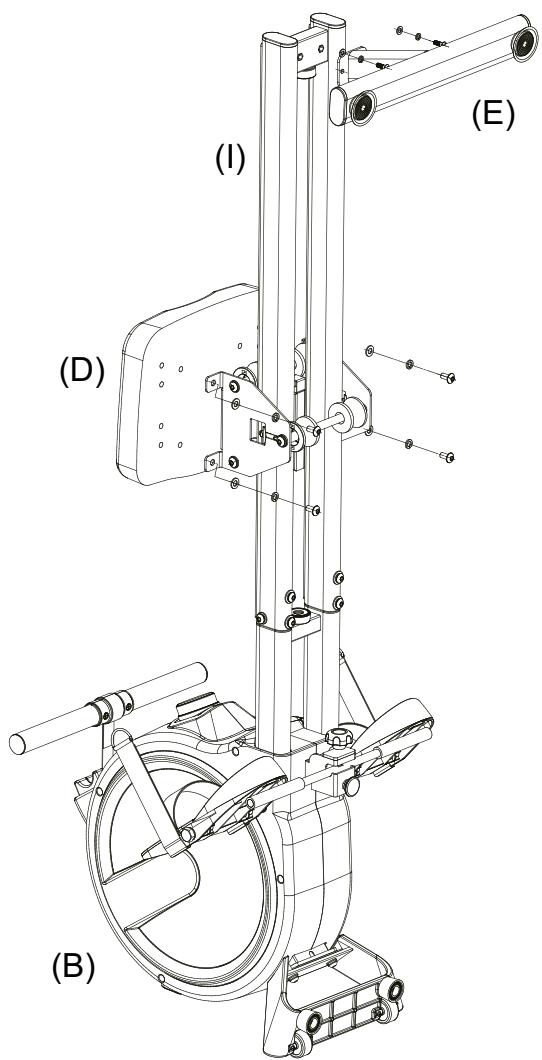 Sportstech PROwer - Installation du coussin de siège et du stabilisateur du pied arrière - 1