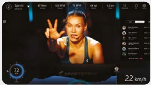Sportstech sRow - L'application Sportstech LIVE vous offre entre autres : - 1