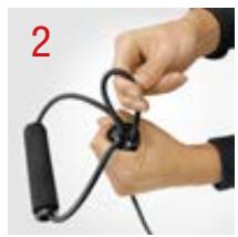 Sportstech VP400 - Raccourcissement des power ropes - 2