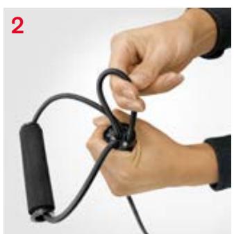 Sportstech VP500 - Raccourcissement des bandes élastiques - 2