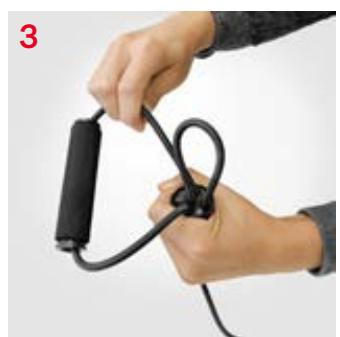 Sportstech VP500 - Raccourcissement des bandes élastiques - 3