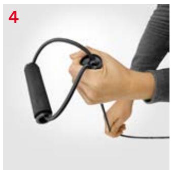 Sportstech VP500 - Raccourcissement des bandes élastiques - 4