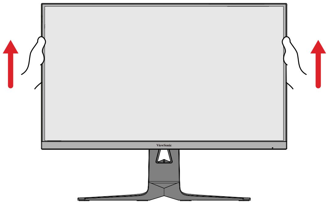 VIEWSONIC XG275D1-4K - Réglage de la hauteur - 1