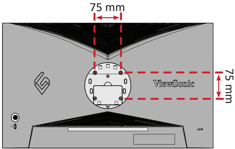 VIEWSONIC XG275D1-4K - Montage du moniteur - 1