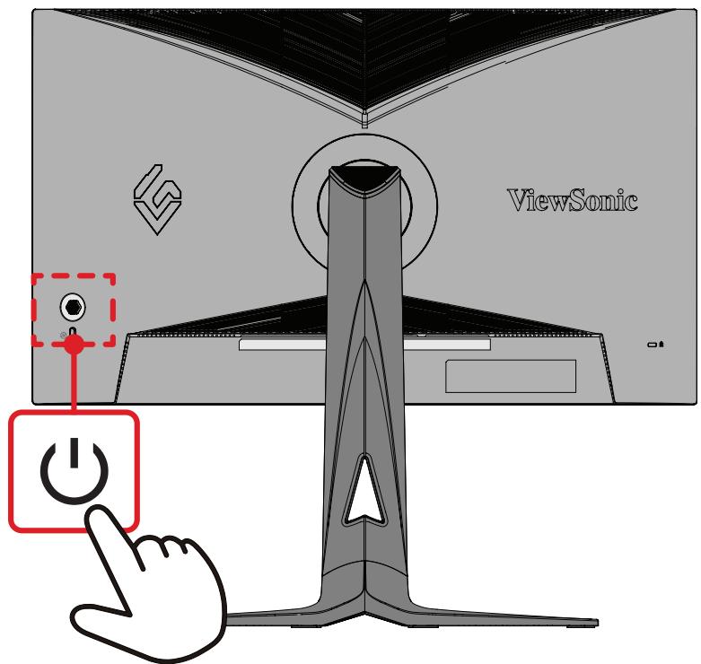 VIEWSONIC XG275D1-4K - Allumer et éteindre l'appareil - 1