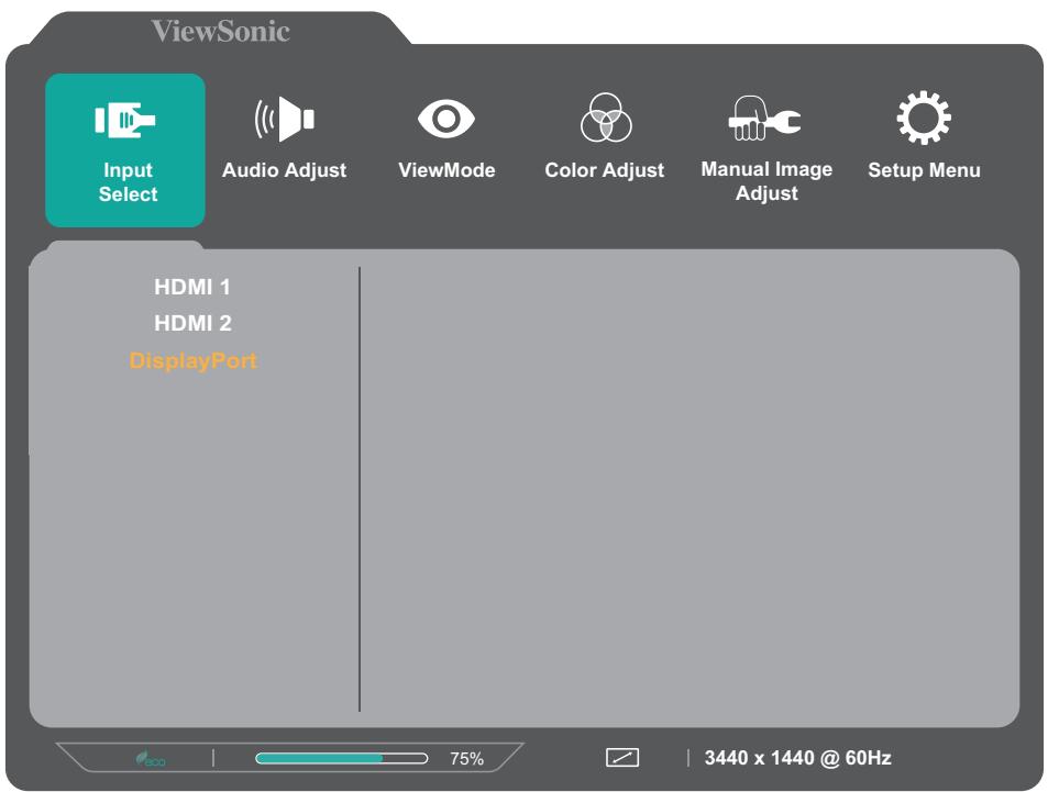 VIEWSONIC VX3480-2K-PRO - Opérations générales - 1