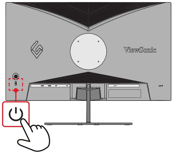 VIEWSONIC VX2766-2K-PRO - Allumer et éteindre l'appareil - 1