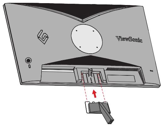 VIEWSONIC VX2766-2K-PRO - Installation du socle - 1