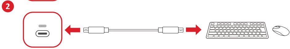 VIEWSONIC VP2788-5K - Utilisation des ports USB - 3