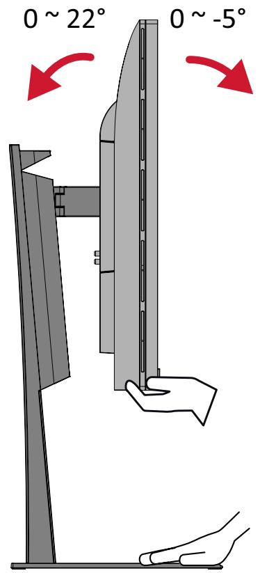 VIEWSONIC VP2788-5K - Réglage de l'angle d'inclinaison - 1