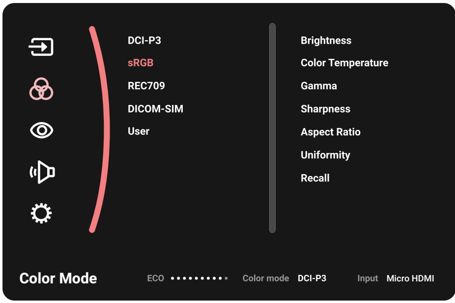 VIEWSONIC VP16-OLED - Color Mode (Mode couleur) - 1