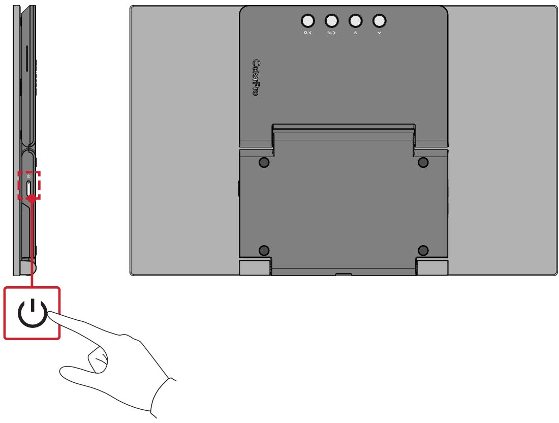 VIEWSONIC VP16-OLED - Allumer et éteindre l'appareil - 1