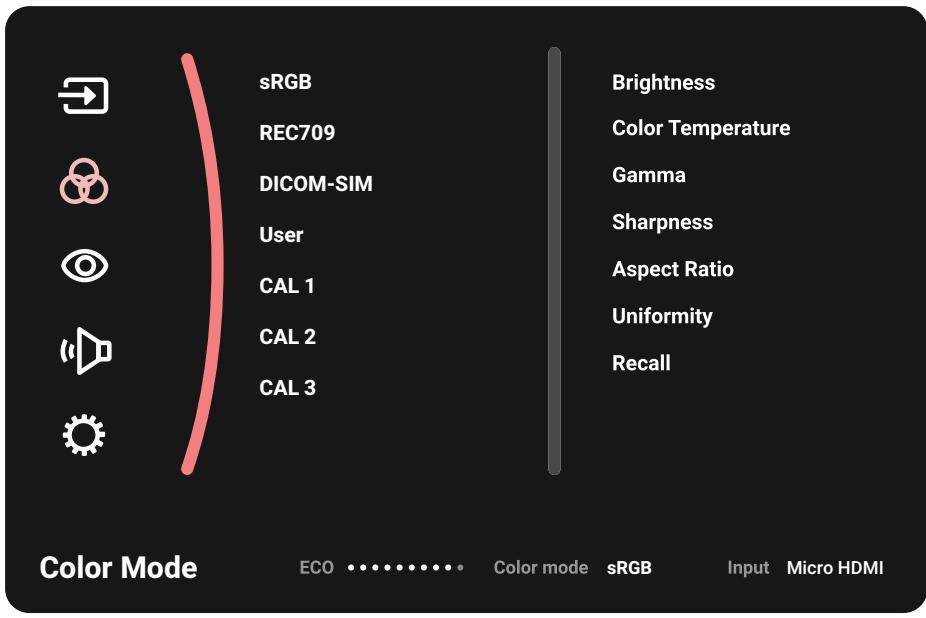 VIEWSONIC VP1656 - Color Mode (Mode couleur) - 1