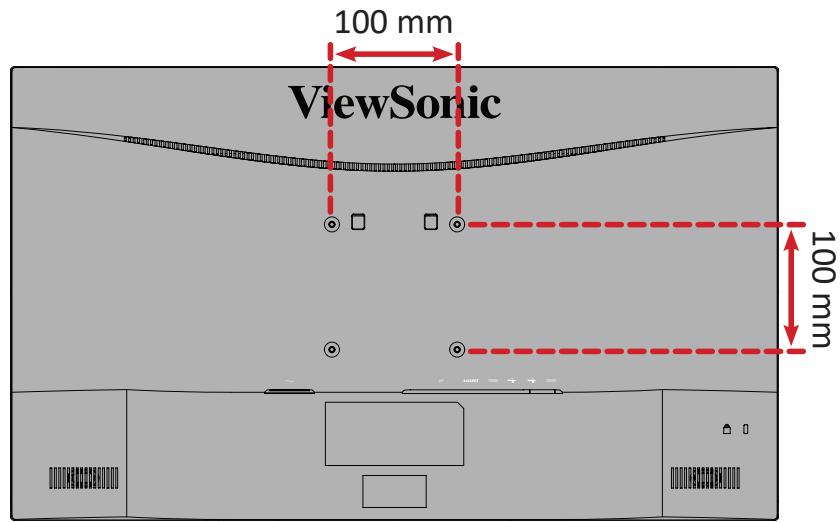 VIEWSONIC VP2456A - Montage du moniteur - 1