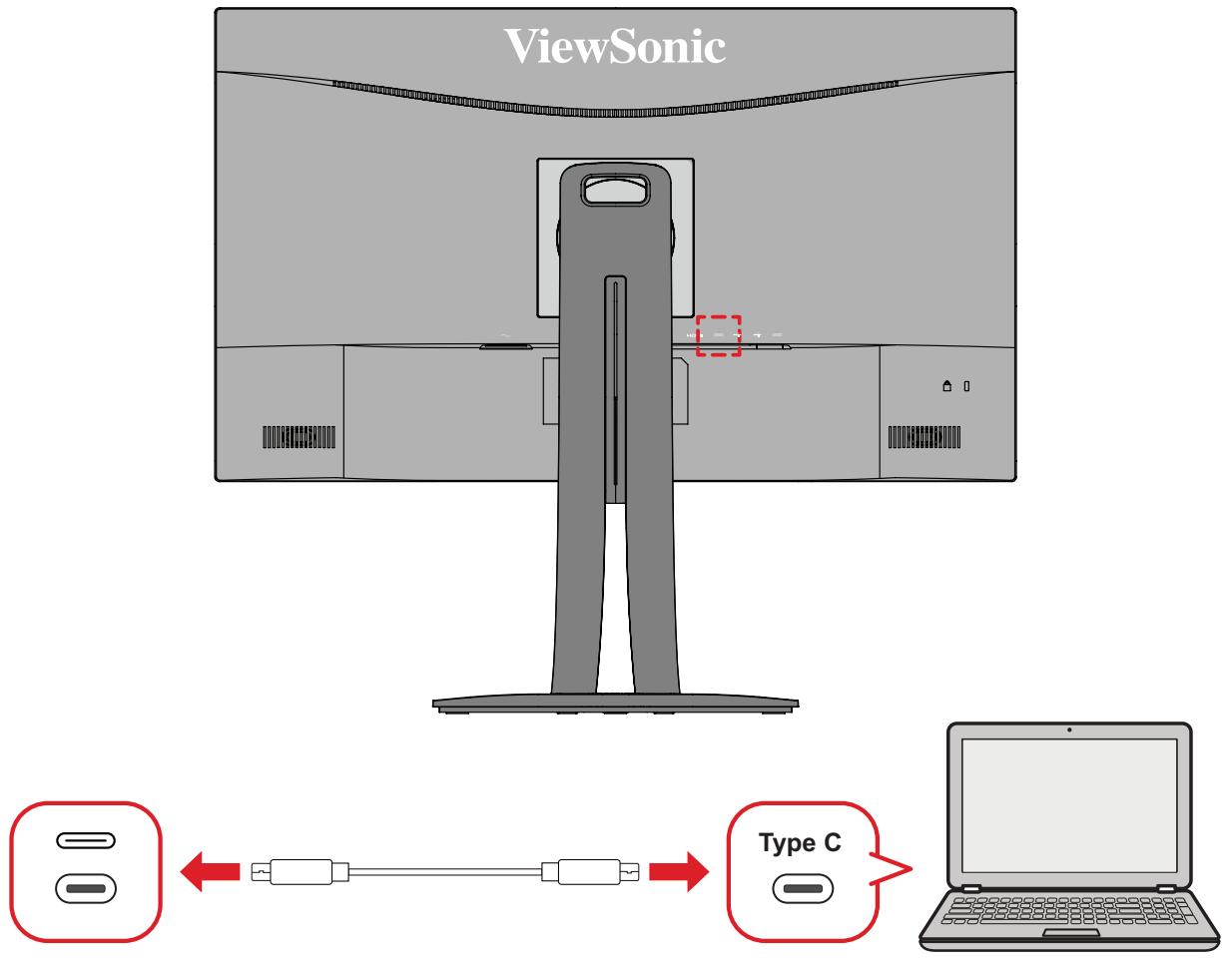 VIEWSONIC VP2456A - Type C - 1